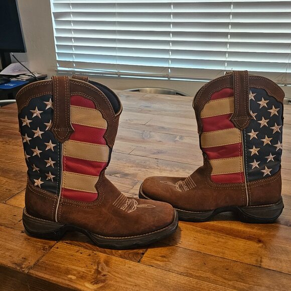 Durango cowgirl American flag boots - Picture 11 of 11
